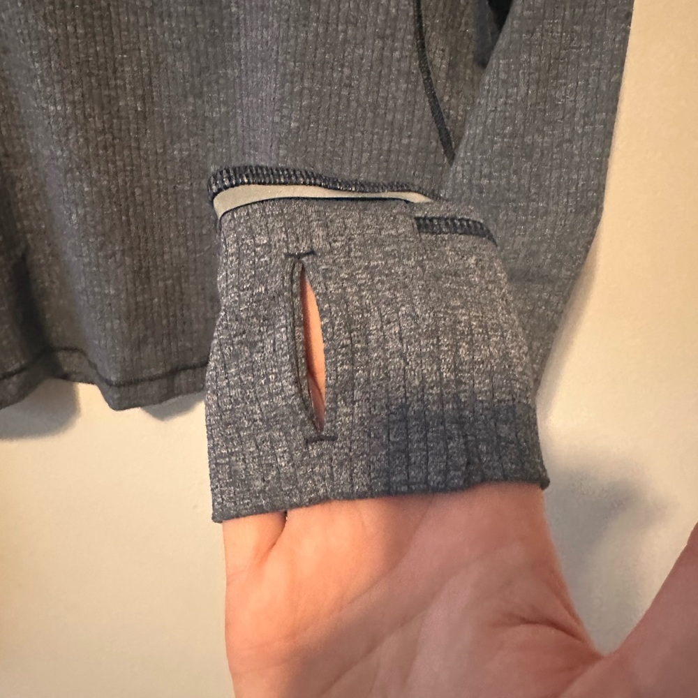 Lululemon It’s Rulu Run Cropped Half Zip Ribbed Jacket - Picture 2 of 12